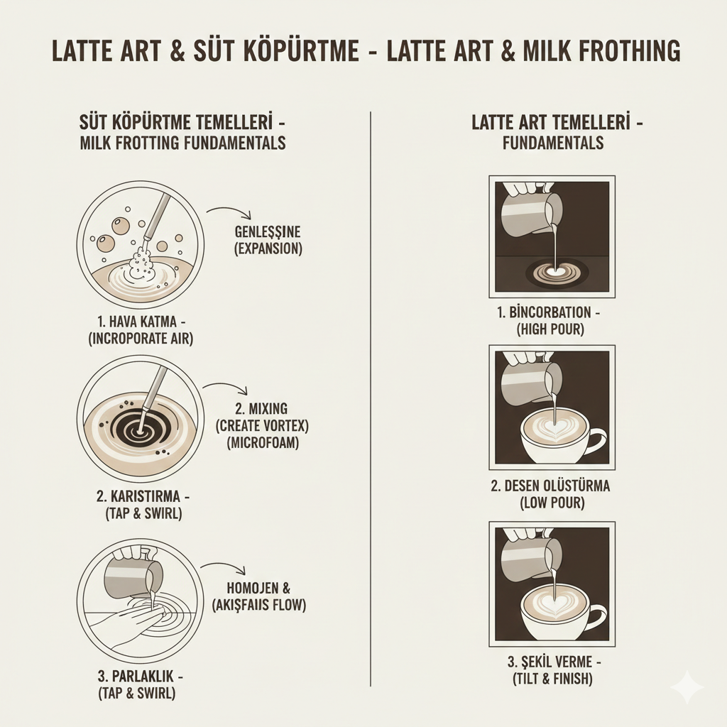 Latte Art ve Süt Köpürtme Temelleri