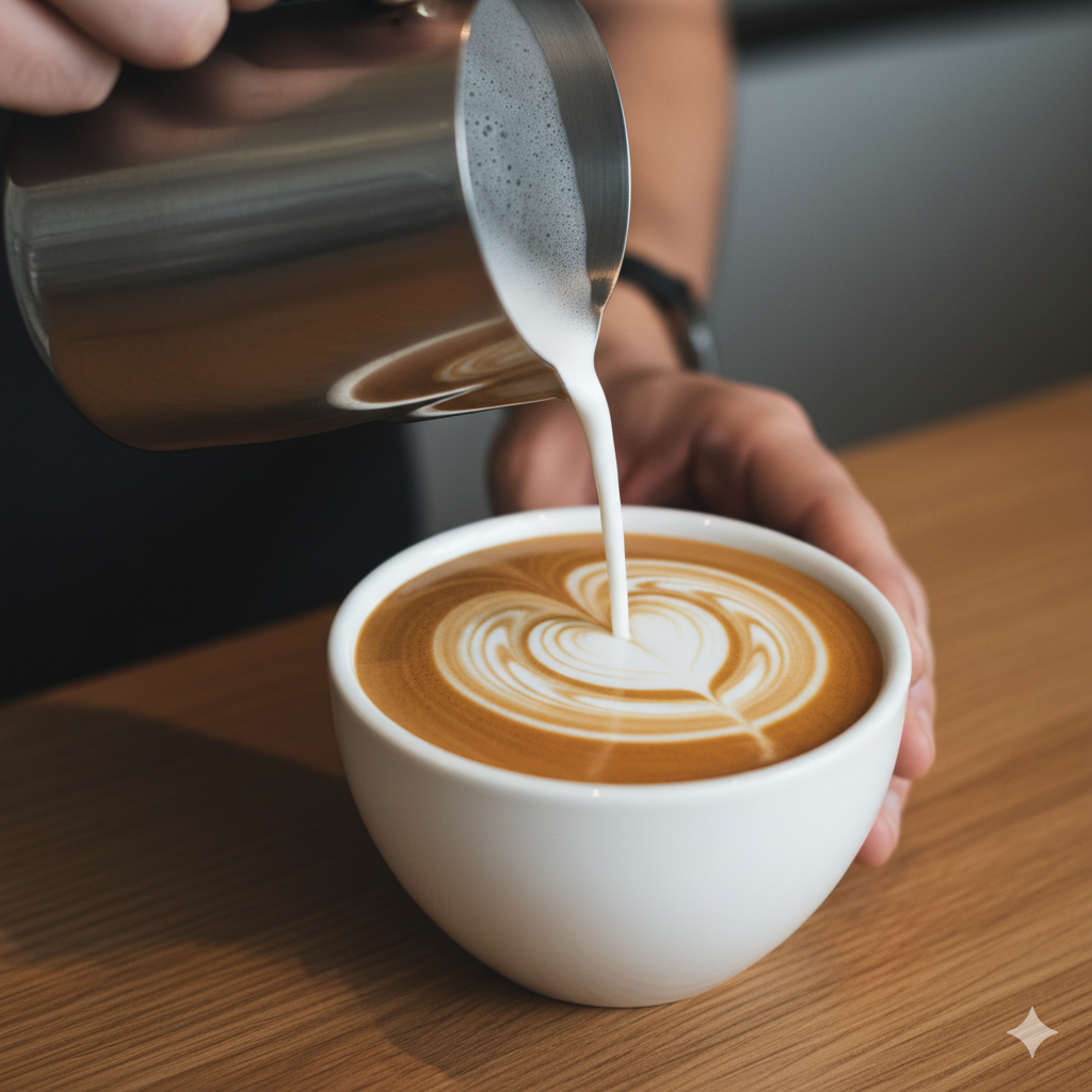 Latte Art - Kalp Deseni